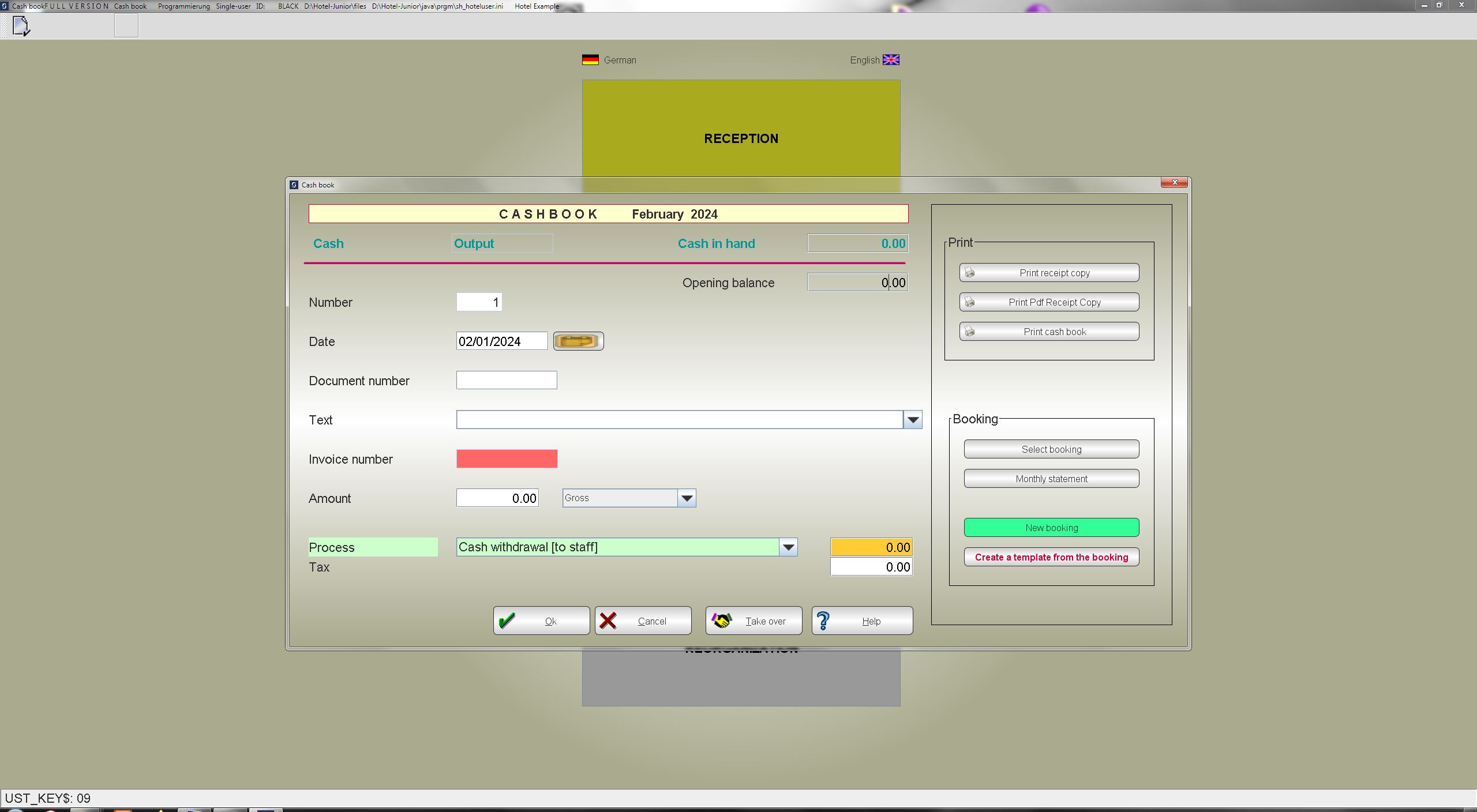 Cashbook
